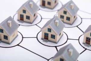 house modes in circles connected together in homeowners association