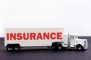 Insurance Word Written on A Commercial Truck