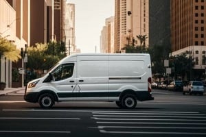 mini truck on the road covered by commercial truck insurance