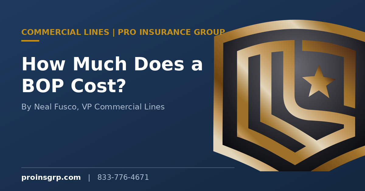 How Much Does a Business Owners Policy (BOP) Cost?
