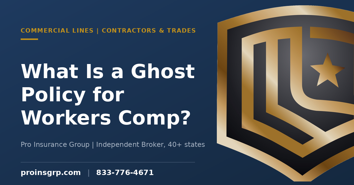 What Is a Ghost Policy for Workers Comp?