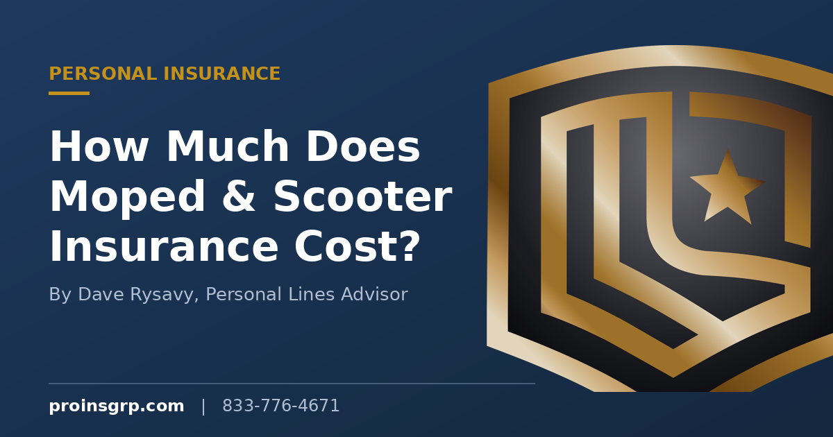 How Much Does Moped & Scooter Insurance Cost in Illinois?