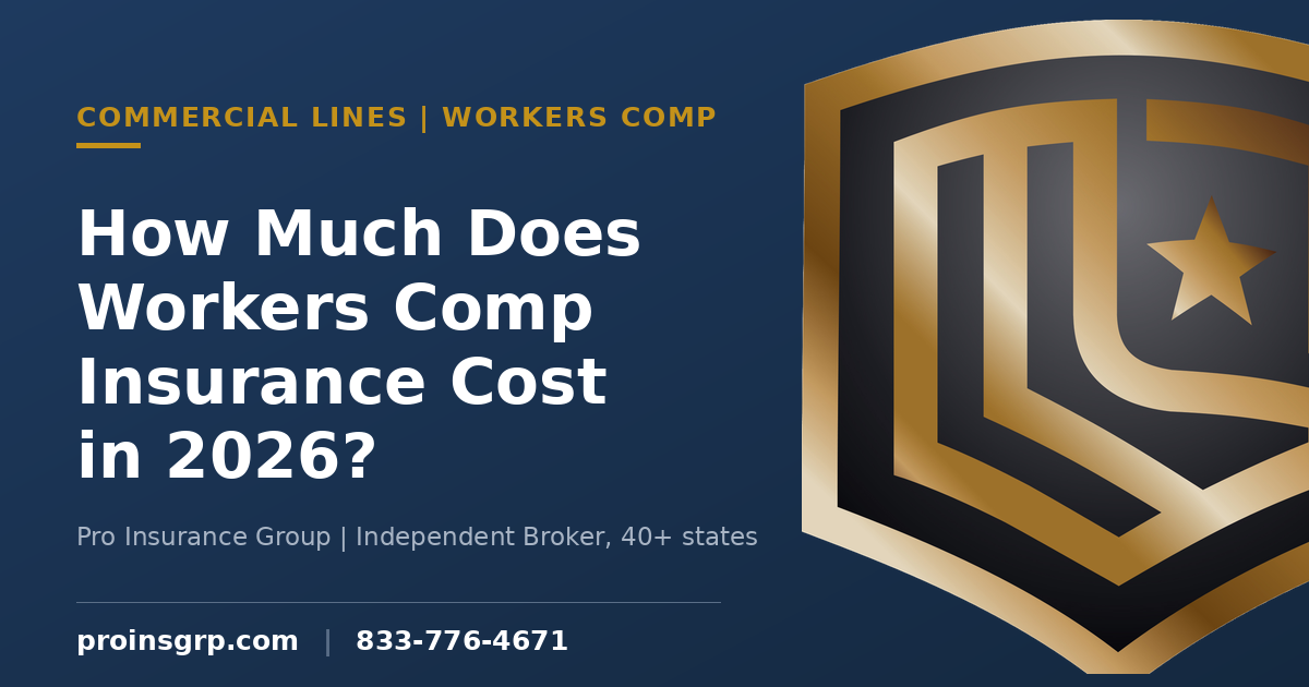 How Much Does Workers Comp Insurance Cost in 2026?