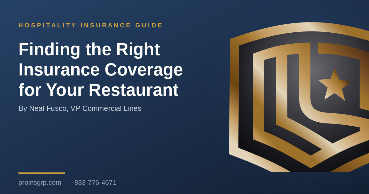 Finding The Right Insurance Coverage For Your Restaurant Business