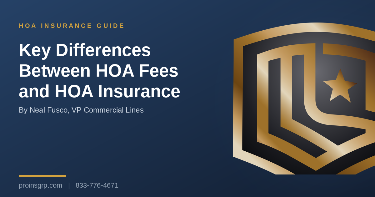 Key Differences Between HOA Fees And HOA Insurance