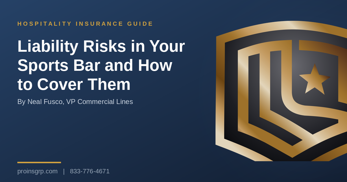 Liability Risks in Your Sports Bar