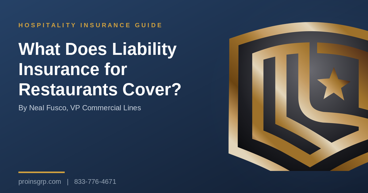 What Does Liability Insurance For Restaurants Cover?