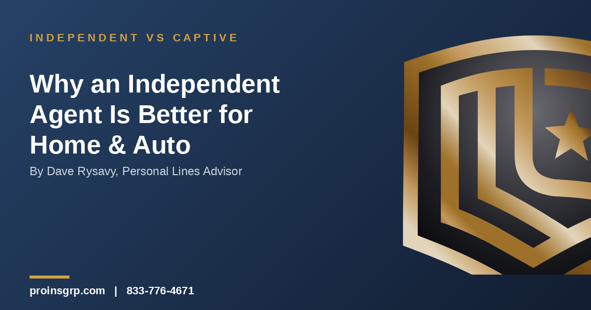 🏡🚗 Why an Independent Agent Is Better for Home & Auto Insurance