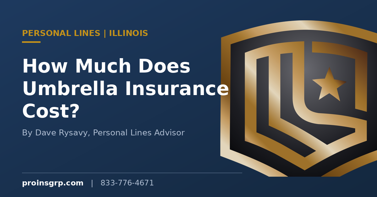 How Much Does Personal Umbrella Insurance Cost in Illinois?