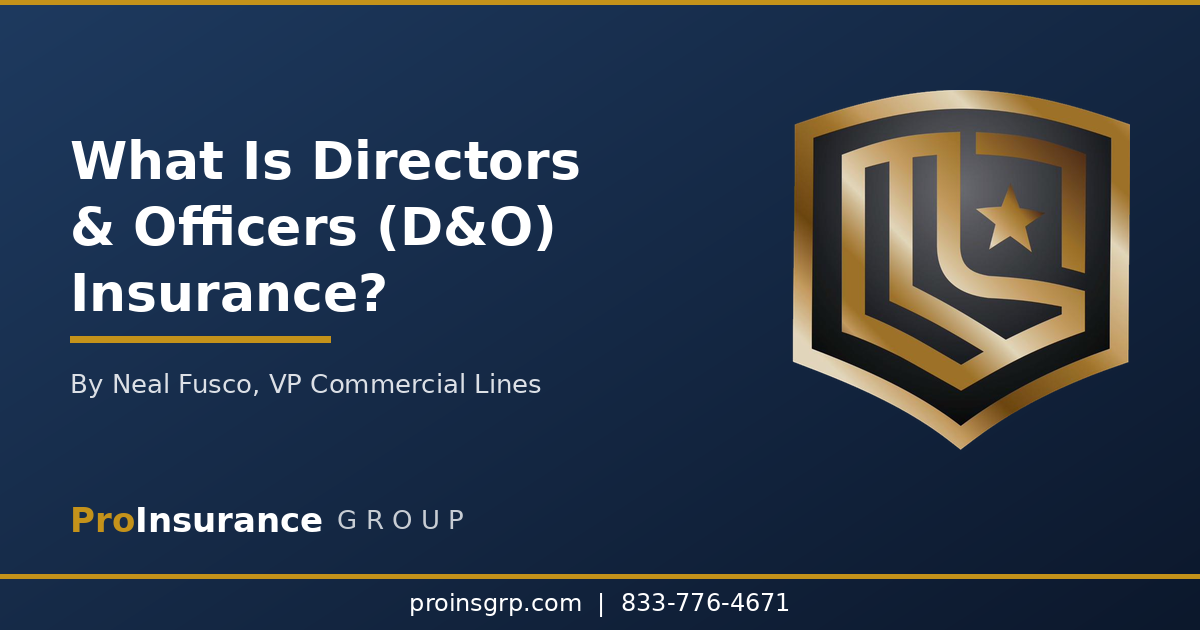 What Is D&O Insurance? Directors & Officers Coverage Guide