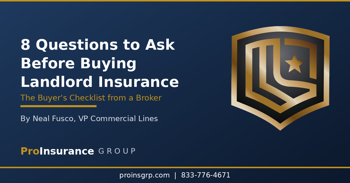 8 Questions to Ask Before Buying Landlord Insurance